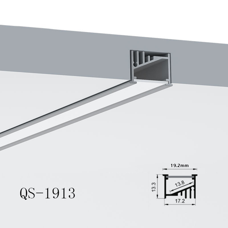 Recessed 12mm LED Light Strip Diffuser Aluminum Profile Recessed 12mm LED Light Strip Diffuser Aluminum Profile